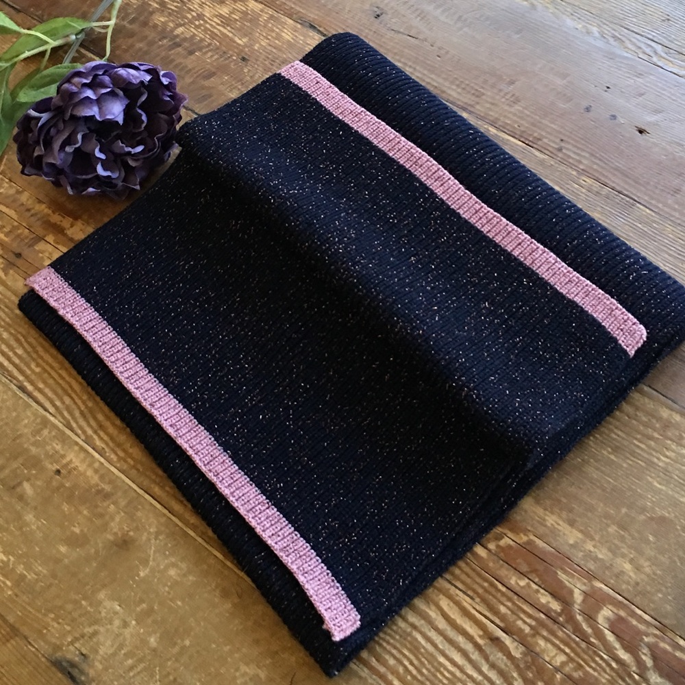 Rag & Bone Scarf Merino Wool Ribbed Knit - Picture 2 of 8